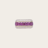 Rainbow K Rubies & Diamonds Empress Ring
