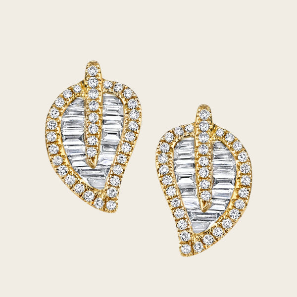 Anita Ko Medium Leaf Studs Pair