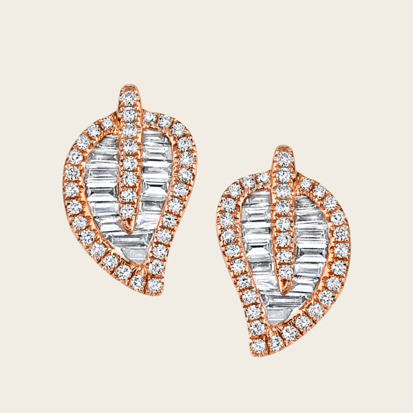 Anita Ko Medium Leaf Studs Pair