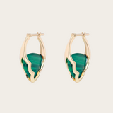 Joanna Dahdah Small Merveilles Arcade Malachite Hoops