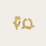 Ascher Matte Knoti Twist Hoops