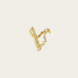 Milamore Kintsugi Float Pave Diamond Victoria Ring