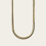 Zoe Chicco Medium Oval Snake Chain Necklace