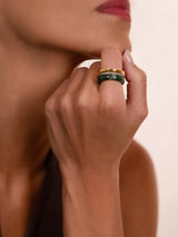 By Pariah Aurea Stack Set of 3 Rings