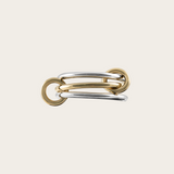 Spinelli Kilcollin YG+SS Solarium 3 linked rings