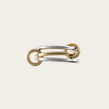 Spinelli Kilcollin YG+SS Solarium 3 linked rings