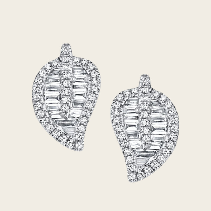 Anita Ko Medium Leaf Studs Pair
