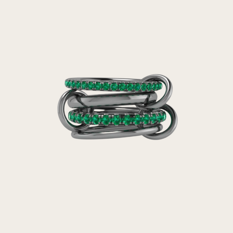 Spinelli Kilcollin POLARIS MAX EMERALD 4 linked rings
