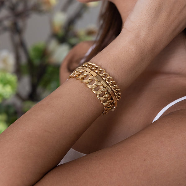 Anita Ko Naples Small Plain Chain Link Bracelet