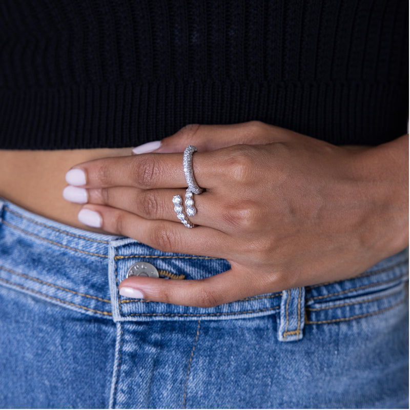 Anita Ko WG Galaxy Diamond Ring 2.84cts 18k