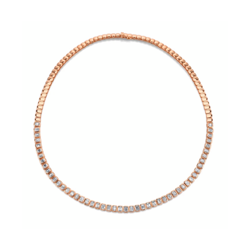 Anita Ko Emerald Cut Diamond Choker