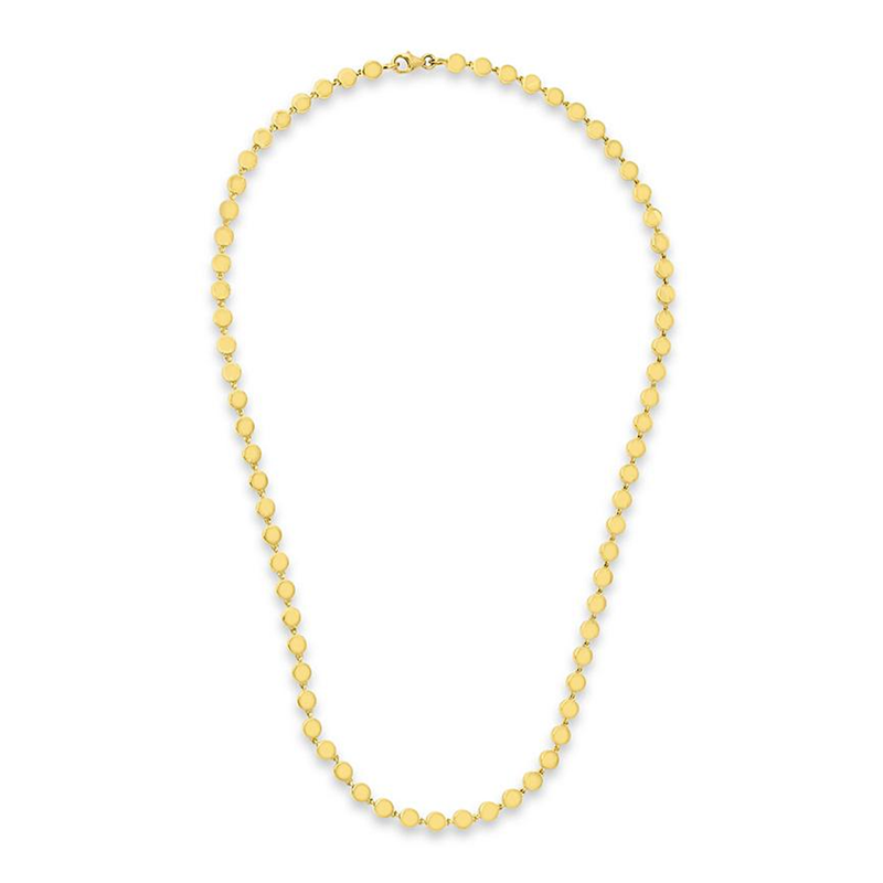 Jennifer Meyer YG Mini Circle Link Necklace 18k