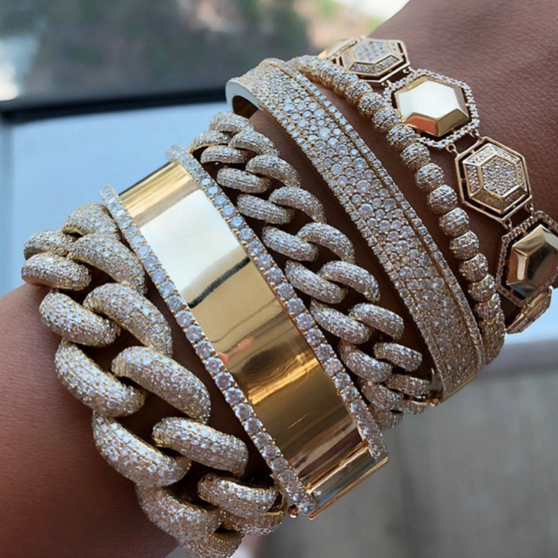 Shay Pave Diamond Essential Link Bracelet