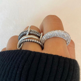 Spinelli Kilcollin SS VEGA NOIR 4 linked rings