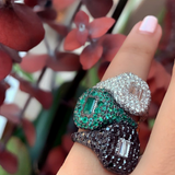 Shay Pave Emerald Pinky Ring 1.82ct 18k