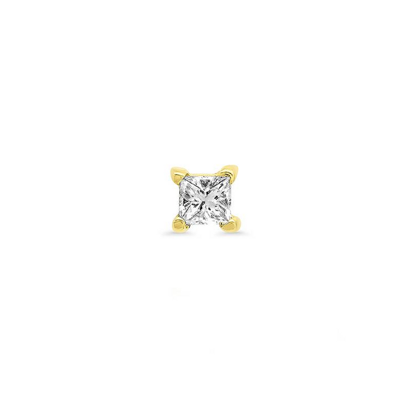 Jennifer Meyer YG Diamond Stud 18k