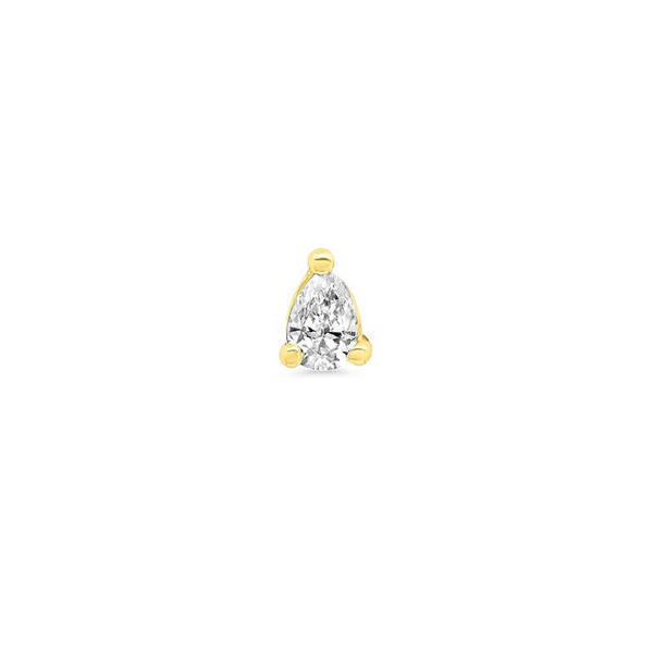 Jennifer Meyer YG Diamond Stud 18k