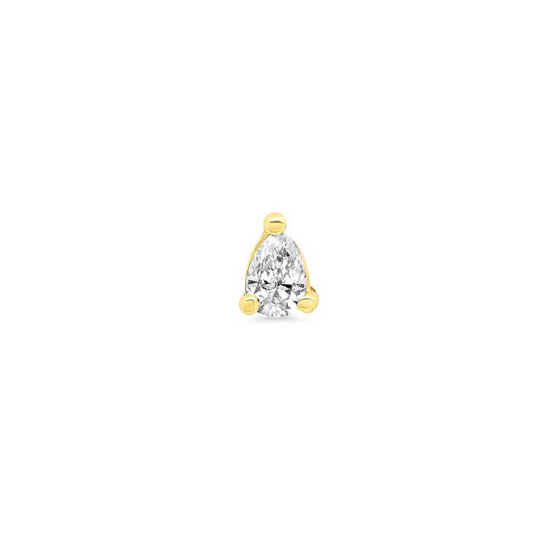 Jennifer Meyer YG Diamond Stud 18k