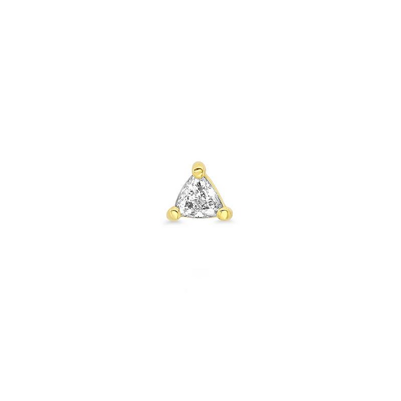 Jennifer Meyer YG Diamond Stud 18k