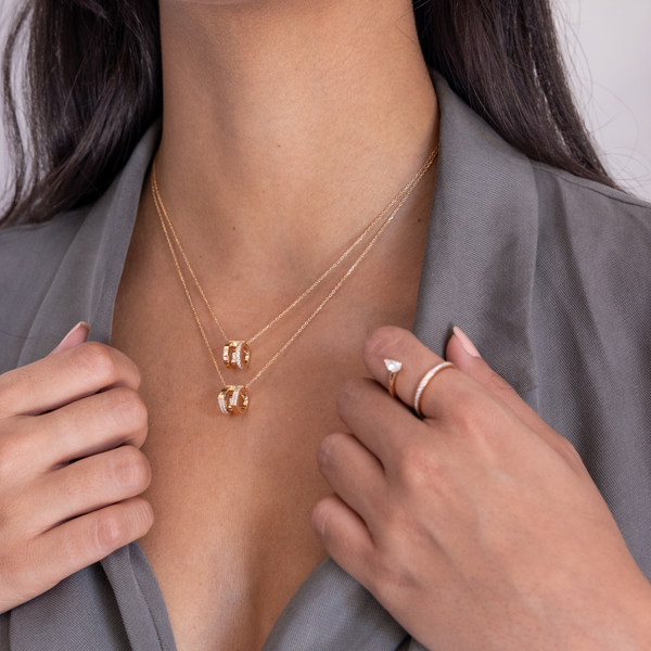 Repossi Berbère Monotype 1 Diamond Row Pendant