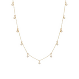 Zoe Chicco 11 Dangling Diamonds Necklace