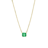 Shay Radiant Emerald Pendant Necklace
