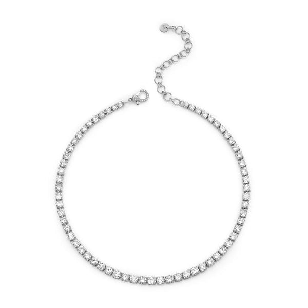 Shay WG Diamond Tennis Necklace 19.9cts 18k