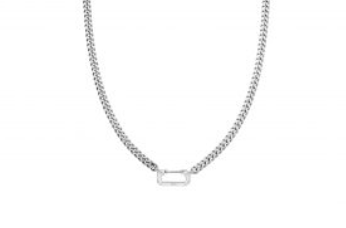 Eera WG+SS Dimitri Small Necklace with Diamonds 0.13ct 18k