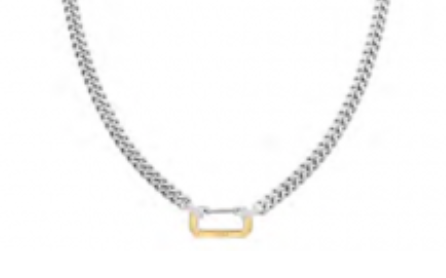 Eera YG+SS Dimitri Plain Small Necklace 18k