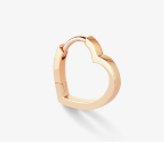 Repossi RG Antifer Heart Small Hoop Earring 18k