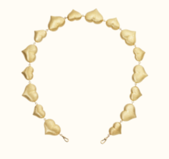 Marie Lichtenberg YG Heart Coco Chain 37cm (Demi-fine 14k)
