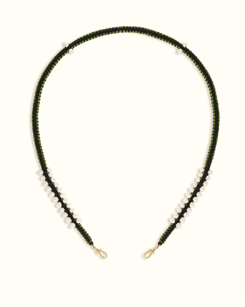Marie Lichtenberg YG Green Ica Mauli Cord 35 cm (Demi-fine 14k)