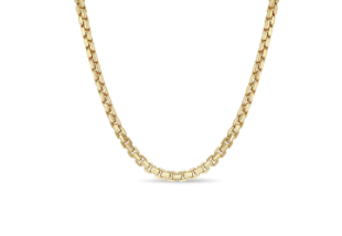 Zoe Chicco Medium Box Chain Necklace