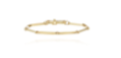 Fernando Jorge YG Ultra Stretched Doubled Links Bracelet 18k
