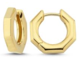 Ascher Medium Plain Bubble Hoops