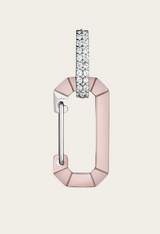 Eera Light Pink Small Chiara Metallic Diamond Earring