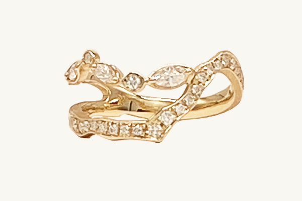 Milamore Float Pave Diamond Ring I