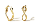 Milamore Kintsugi Infinity Large Hoops