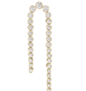 Sophie Bille Brahe YG Petite Sandro Nuit Earring SINGLE 0.91ct 18k