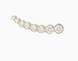 Sophie Bille Brahe Croissant de Lune Earring SINGLE