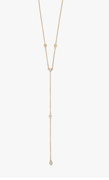 Jacquie Aiche Y Necklace Round & Marquise