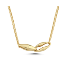 Ascher 2 Link Bubble Chain Necklace