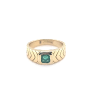 Jacquie Aiche Asscher Cut Pinky Ring