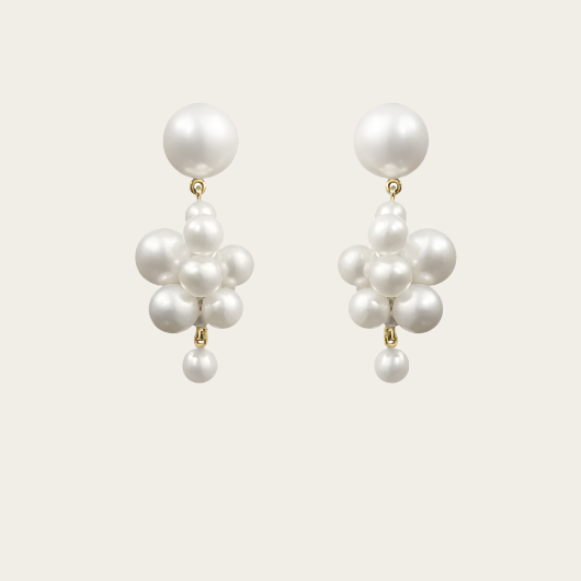 Sophie Bille Brahe Boticelli Freshwater Pearls Earrings