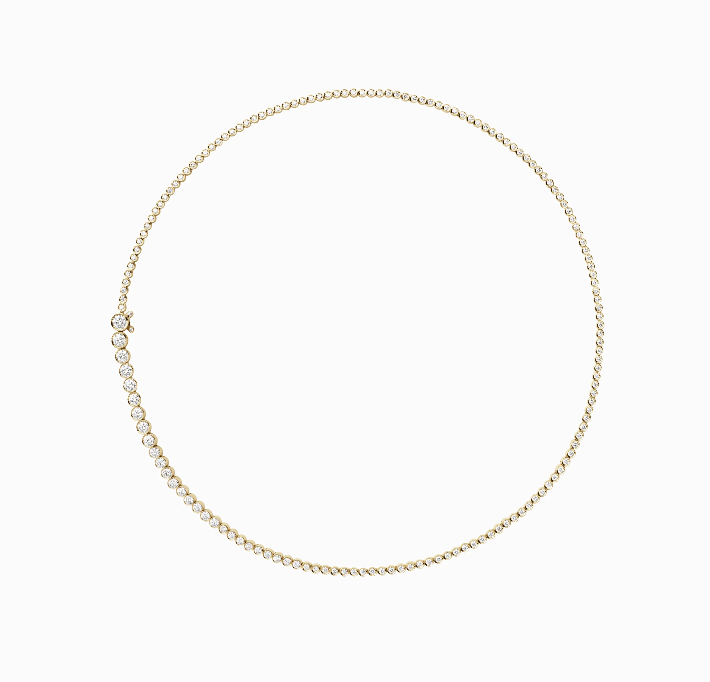 Sophie Bille Brahe YG Collier de Tennis Classique 4ct 18k