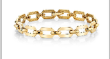 Shay Solid Geo Flat Link Bracelet