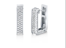 Shay Diamond Pave Baby Deco Link Huggies