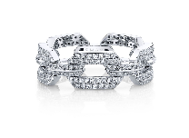 Shay Dome Flat Link Ring