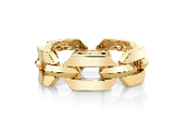 Shay Solid Geo Flat Link Ring