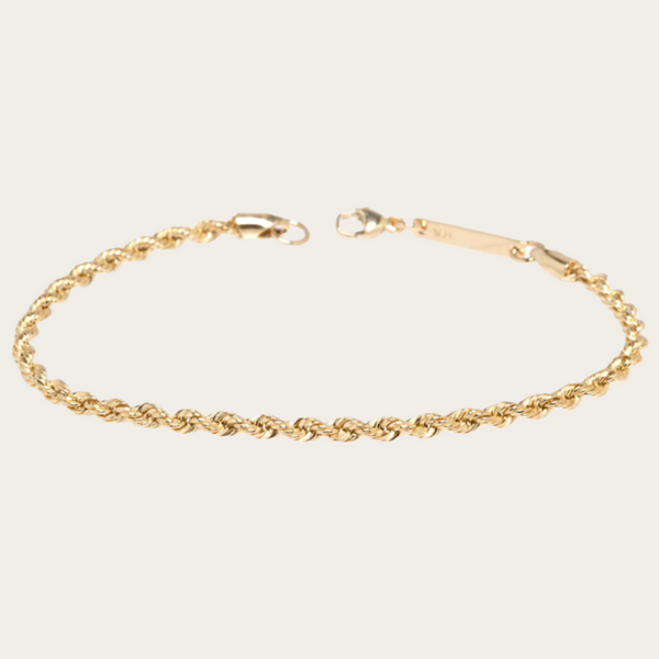 Zoe Chicco Medium Rope Chain Anklet